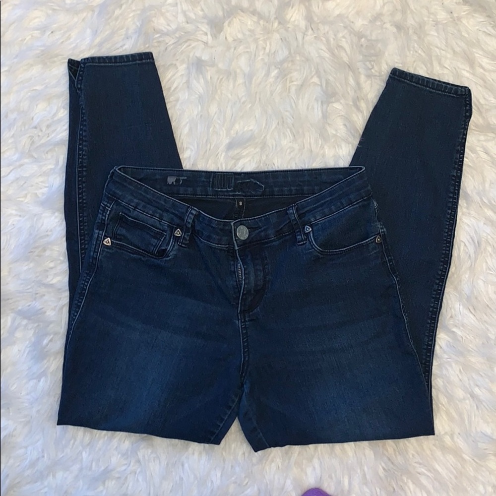 Kut from the Kloth high waisted cropped jeans